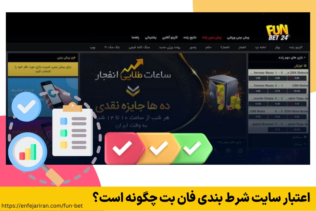 اعتبار سایت شرط بندی فان بت چگونه است؟