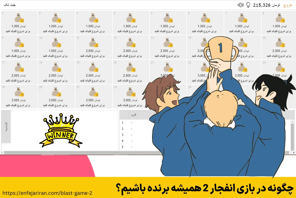 چگونه در بازی انفجار 2 همیشه برنده باشیم؟